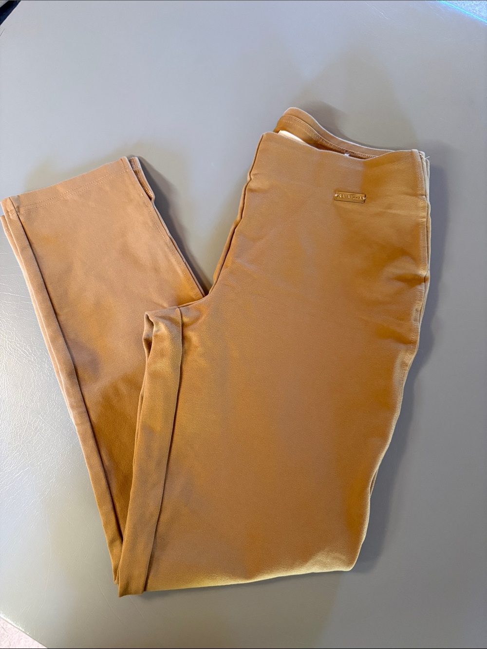 Rafaella Comfort Pull-On Pants Tan Camel Size Medium